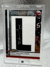 2009 Topps Finest Rey Maualuga #119 Patch 23/46