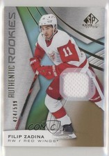 2019 SP Game Used Authentic Rookies Gold Jersey Relics 424/599 Filip Zadina 0s3