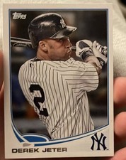 Topps 2013 Update Series Derek Jeter #2 New York Yankees Base Image Variation
