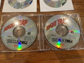 Lote de 5 juegos de disco suelto Sega CD: Night trap, NBA Jam, Heimdall, Tomcat Alley +