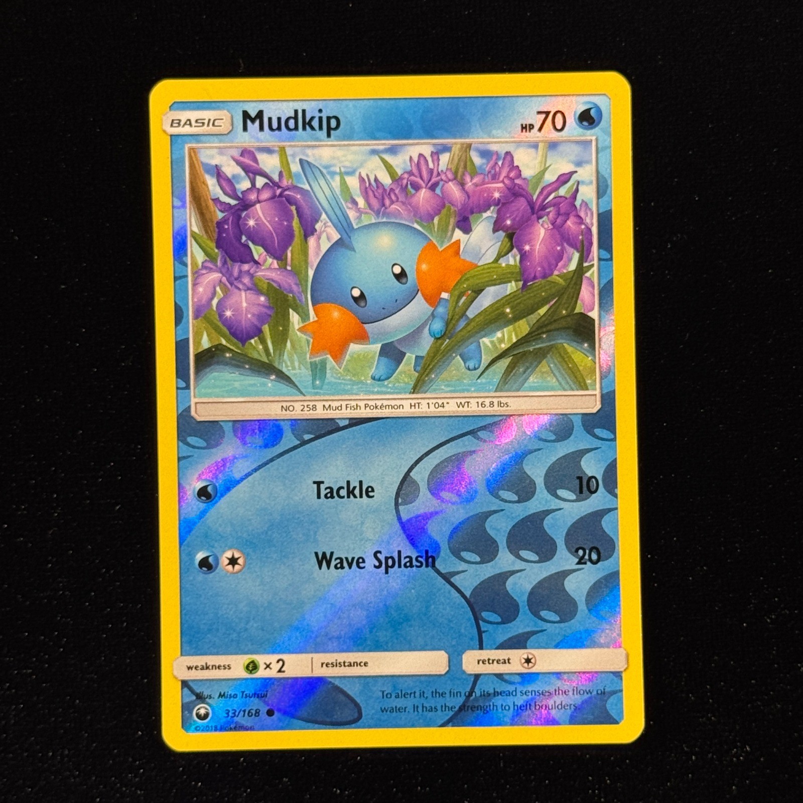 Mudkip 33/168 SM - Celestial Storm Common Reverse Holo Pokemon TCG