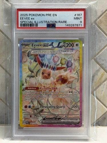 Pokémon TCG Eevee EX 167/131 Special Illustration Rare PSA 9 MINT (1)