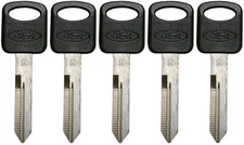 5 NEW FORD OEM OVAL LOGO UNCUT MASTER KEY BLANK - FAST SHIPPING - MADE IN USA