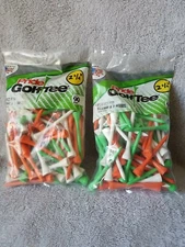 Wooden Golf Tees 2 3/4" Multicolor  Pride Golf 180 piece