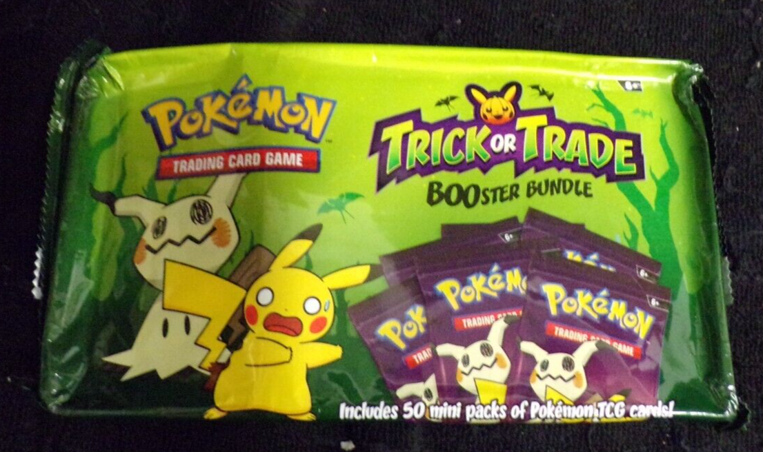 POKEMON TRADING CARD GAME TRICK OR TRADE BOOSTER BUNDLE 50 MINI PACKS