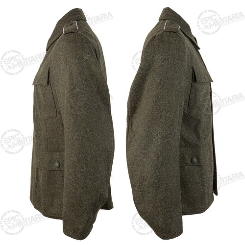 WW2 German Army M43 Field Grey Wool Tunic - Premium - Wool - Picture 4 of 8