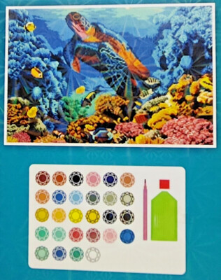 EWJRNSF 5D Diamant Malset Für Erwachsene – 6 Stück Landschaftsbilder 30x40 Cm, Mit Werkzeug, Diamant-Kunst Zum Entspannen