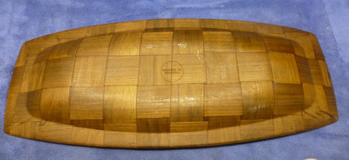 2 Vintage Weavewood Inc. Minneapolis Abendessen Picknick Platten Set - Bild 10 von 12