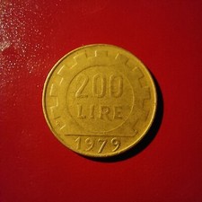 200 lire 1979 Moneta rara Repubblica Italiana