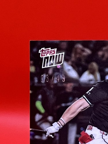 Corbin Carroll 2024 Topps Now #488 Blue Parallel 03/49 Walk-Off HR Diamondbacks - Bild 2 von 3
