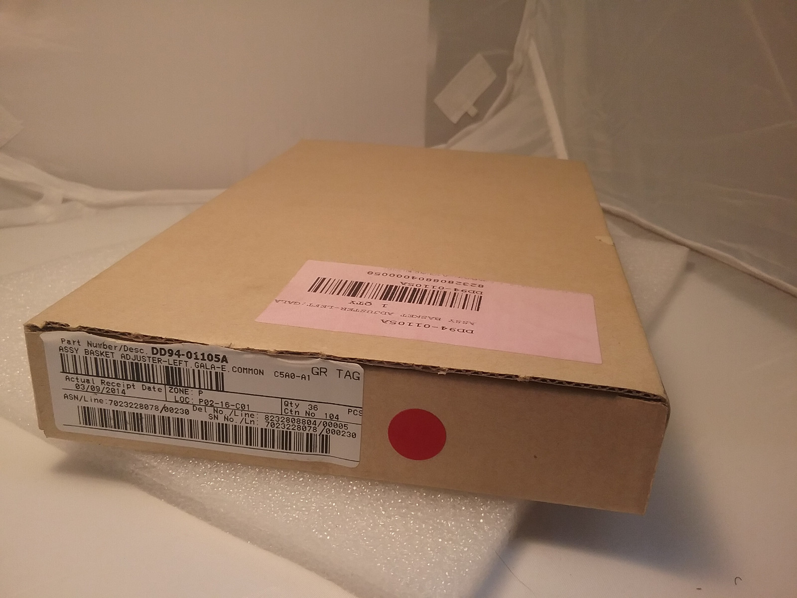 *GENUINE ORIGINAL SAMSUNG DD9401105A DISHWASHER BASKET ADJUSTER LIFTER