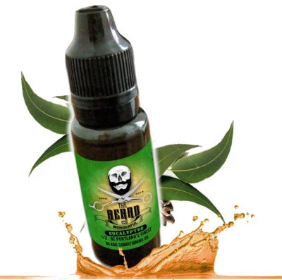 THE BEARD AND THE WONDERFUL Beard Oil 15ml & 30ml Mens Beard Growth Grooming Styling Conditioning Eucalyptus