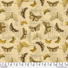 Tim Holtz Palette Palette Yellow Specimen Vintage Sold by The 1/2 Yard