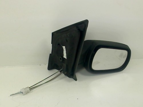 Exterior mirror black mechanical right Ford Fiesta V 02> 2S6117682AS