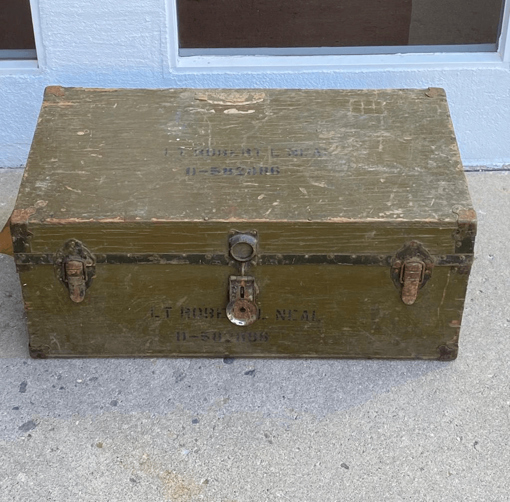 ビンテージ 米軍 US ARMY 希少 フットロッカ－ トランクBOX