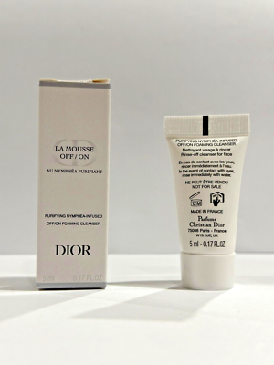 Christian Dior La Mousse Off/On Foaming Cleanser Mini Sample 5ml