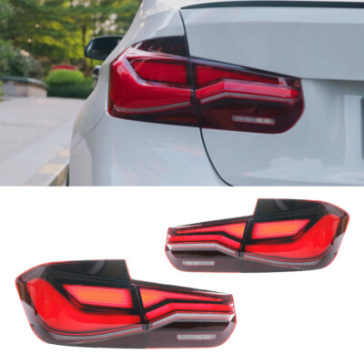2X LED-Rückleuchten für BMW 3er F30 M3 F35 Limousine 2013-2018 Rote Rückleuchten