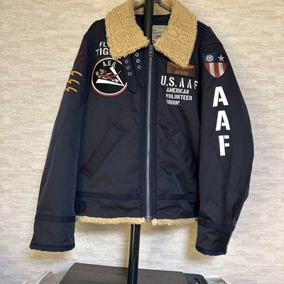 AVIREX Men's Padding B-3 AFF Flight Jacket Army Air Corps AVIREX Men's Padding B-3 AFF Flight Jacket Army Air Corps