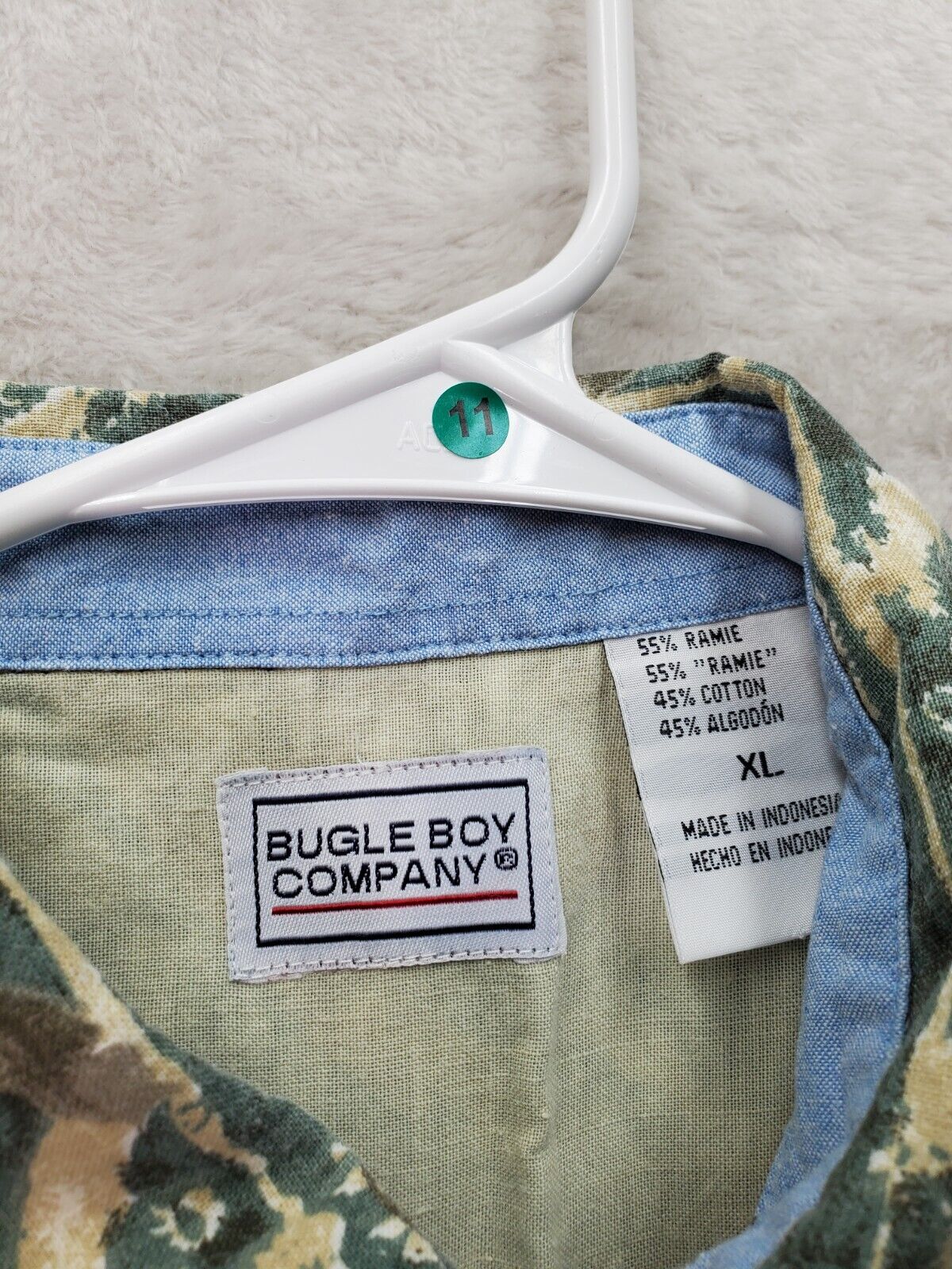 Bugle Boy Company Shirt Men XL Multi Aztec Print … - image 7