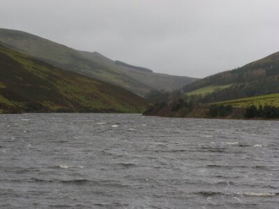 Foto 6x4 Glencorse Reservoir Coates\/NT2161 Ein nasser und windiger Tag von Glenc c2006