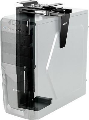 VIVO Adjustable Under Desk and Wall Computer Case CPU Machine Holder Stand-PC01