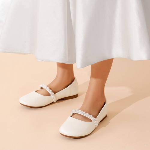 DREAM PAIRS Girls Toddler/Little Kid/Big Kid Mary Jane Ballerina Flats Shoes - Picture 4 of 15