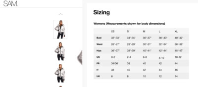 SAM. Freedom Glossy Down Puffer Vest MSRP$355 Luxury + High-Performance