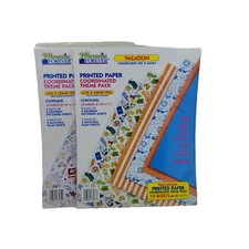 Memories Forever Holiday and Vacation Packs Printed  Paper 10 Sheets 26925/26923