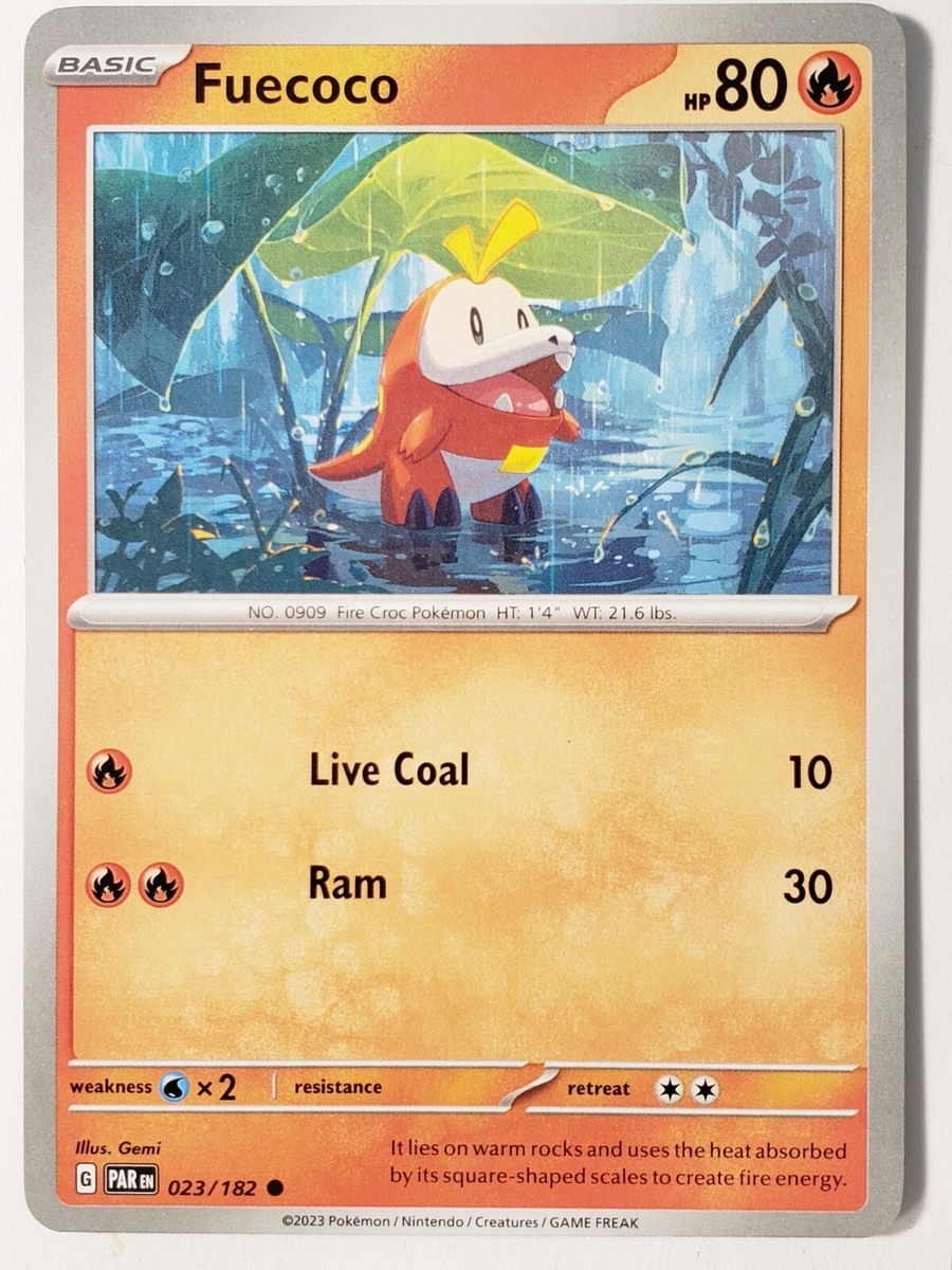 Fuecoco 023/182 NM M Paradox Rift Pokemon Card $2 Combined