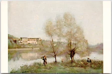 National gallery Of Art Washington DC Ville d'Avray By Corot Painting Postcard