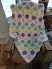 handmade crochet baby blanket new