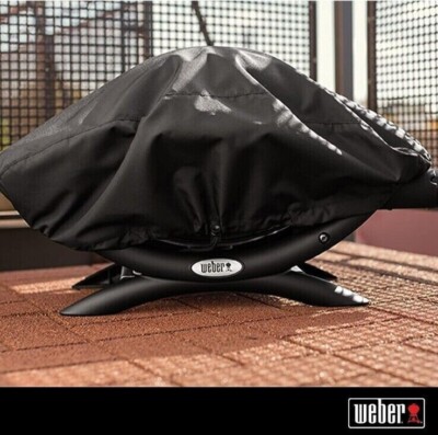 Genuine Weber 7110 Premium Grill Cover for Q100 Q1000