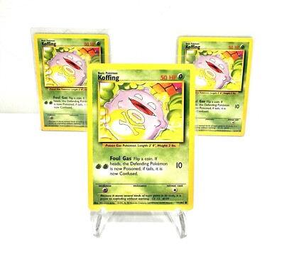 Koffing 1999 Base Set 51/102 Pokemon Karte 151 WOTC - * PACKFRISCH NEU! *
