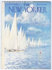 New Yorker magazine June 13 1959 W D Snodgrass Anne Sexton sailing sailboats FN