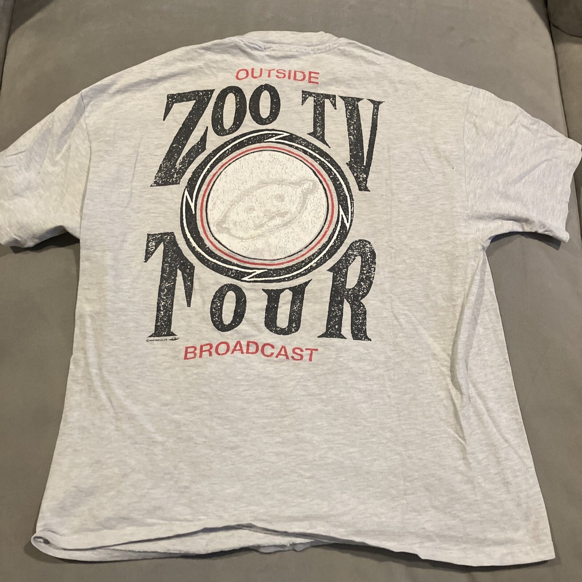 トップス 90's U2 The ZOO TV Tour T-shirt ZOOTVCONTACTWHITE_grande.png?v