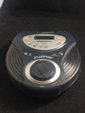 daewoo portable splash proof cd player xpgr550ck