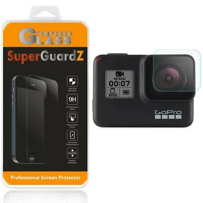 Hartglas Displayschutzfolie Schutzschild für Kamera Objektiv Von GOPRO Hero7 6 5 - Bild 1 von 4