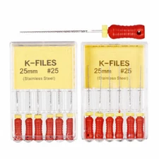 1 Pack Dental Endo Root Canal Hand Use Sst/Niti Reamers H-File/K-File 21/25/31mm