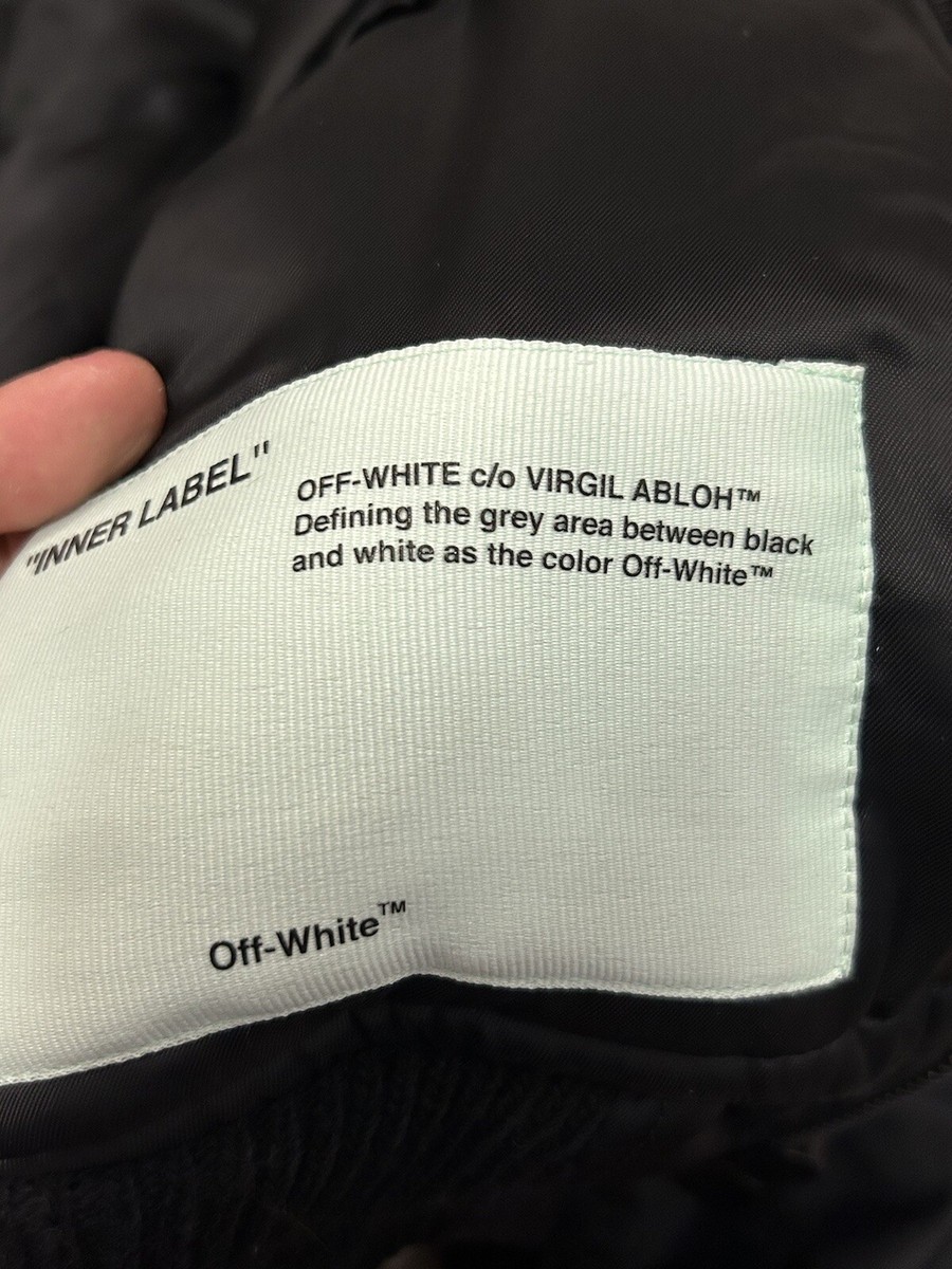 OFF-WHITE c/o Virgil Abloh 2018 Faux Fur Bomber Performance Jacket