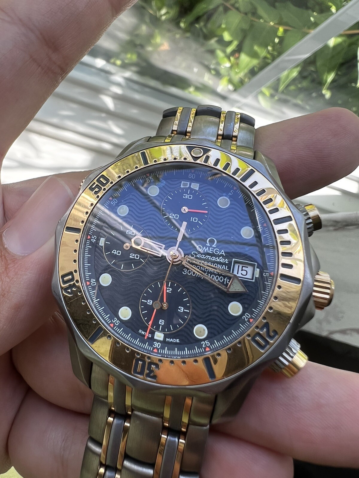 OMEGA Diver 300M Blue Men's Watch 