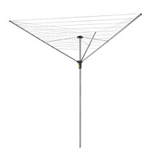 Minky 35m 3 Arm Easy Breeze Rotary Airer Outdoor Washing Line | Silver