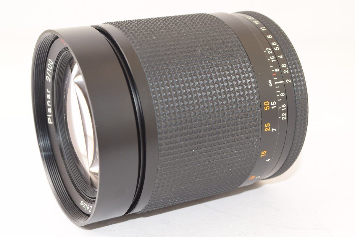 Contax Carl Zeiss Planar T* 100mm f/2 black from japan Contax Carl Zeiss Planar T* 100mm f/2 black from japan
