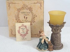 Boyds Yesterday's Child Teresa & John The Prayer Tea Light Candle Holder '98 NIB