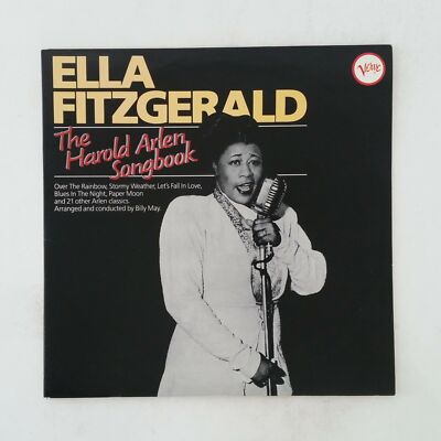 ELLA FITZGERALD Harold Arlen Songbook 817526 HRM 2xLP RE Vinyl VG++ GF 1984 JAZZ