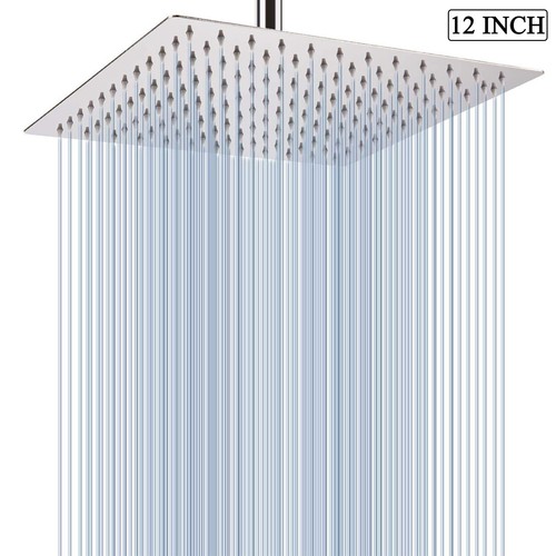 Doccia in acciaio inox 30 cm soffione doccia a pioggia soffione doccia soffione doccia - Foto 25 di 45