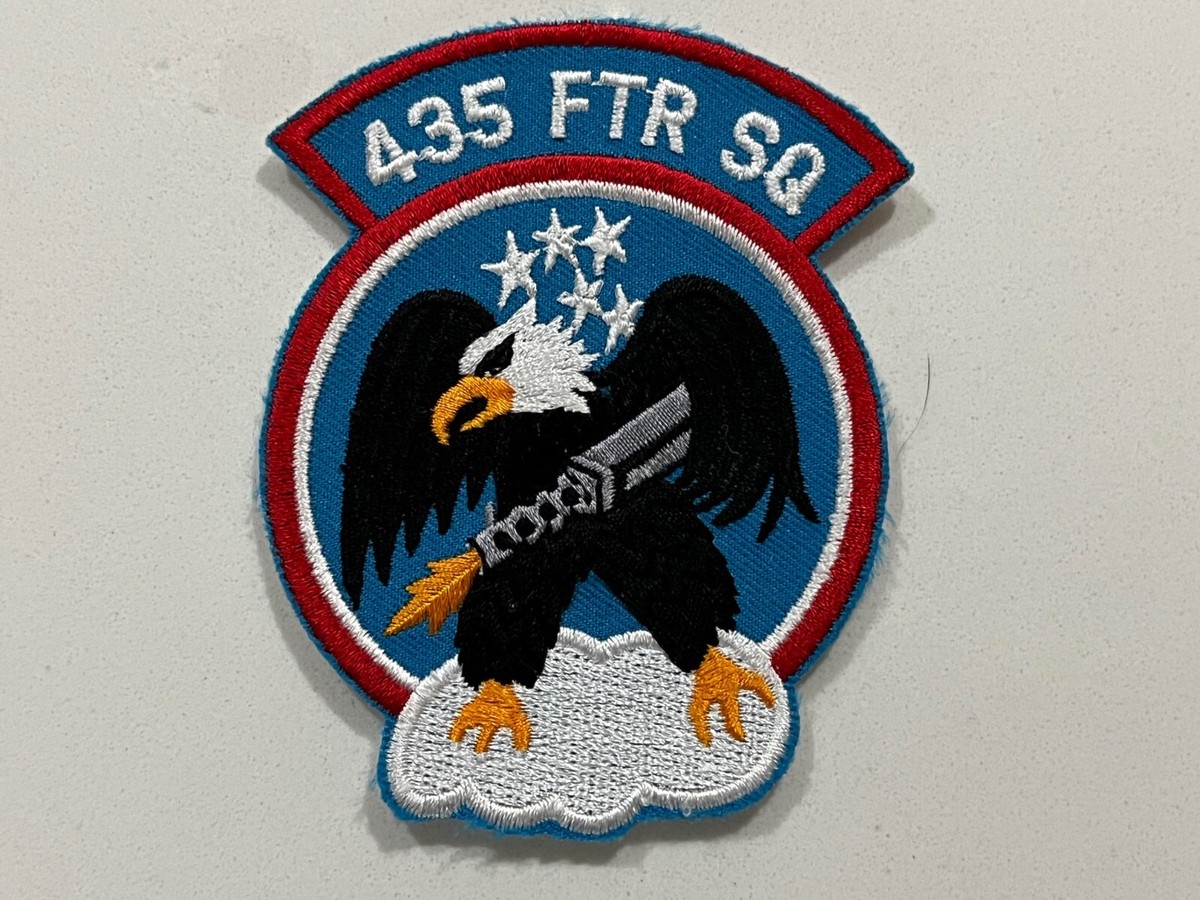 USAF 355th FS PVC パッチ Vintage Original 1970s USAF 355th Tactical Fighter Squadron