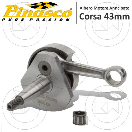 PINASCO Crankshaft Anticipated Connecting Rod Chrome Cone 19 For VESPA