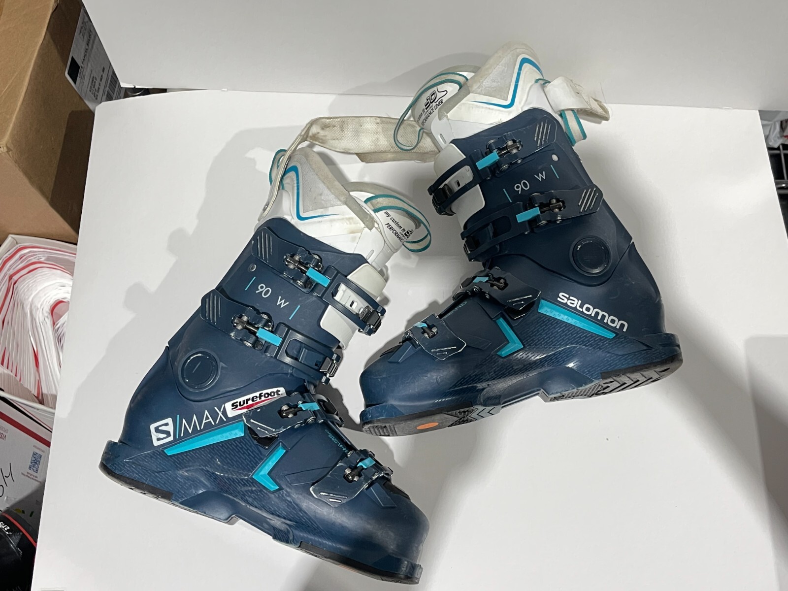 SALOMON 90 W S MAX (S22) scarponi da sci da neve donna 284 mm sci 90 W fodera performance