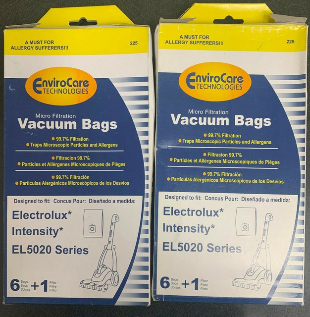 2 Packs of 6 EnviroCare Vacuum Bags to fit Electrolux Intensity EL5020