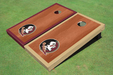 Florida State University Rosewood Alternating Border Cornhole Boards
